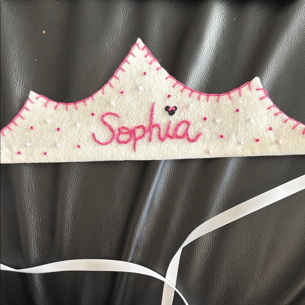Handsewn and Custom Birthday Crown